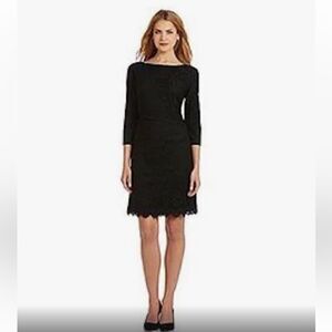 J. McLaughlin Women’s Nicola Tiered Black Lace Dress, Size 6, NWT